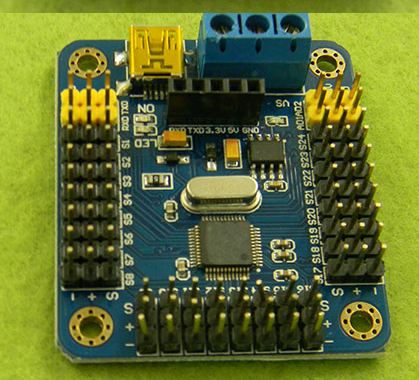 Arduino mini USB 16 ช่องควบคุมเซอร์โวเซอร์โวมอเตอร์